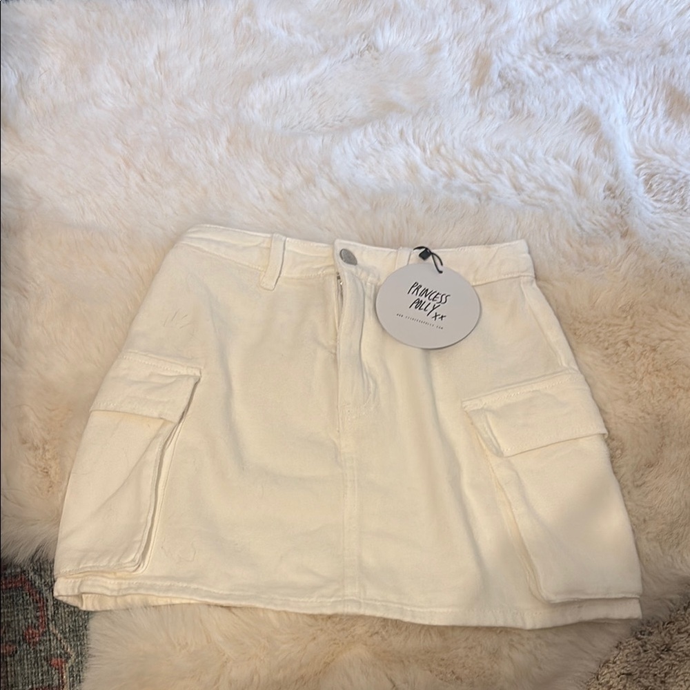 Princess Polly White Skirt